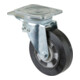 Roulette pivotante pour charge lourde D.roue 160 mm cap.charge 300 kg avec bloca-1