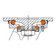 Roulette pour charges lourdes BS Rollen RR100.C10.100 roulette pivotante, diamètre de roue 100 mm