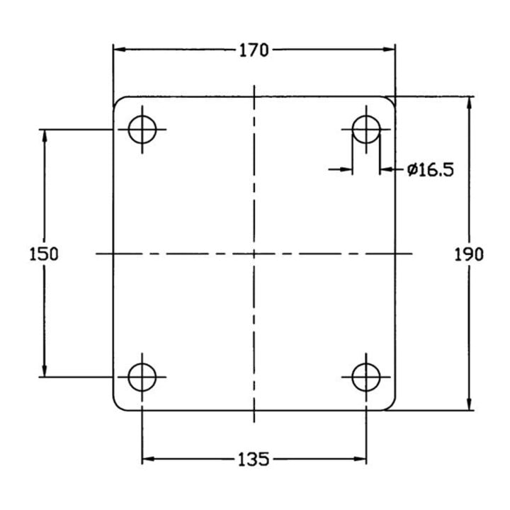Roulette pour charges lourdes RR100.C10.085 Roulette pivotante BS Rollen