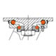Roulette pour charges lourdes RR120.C10.100 BS Rollen