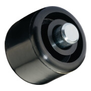 Roulette talon D.roue 25 mm cap.charge 50 kg surface de roulement dure p.sols te-3