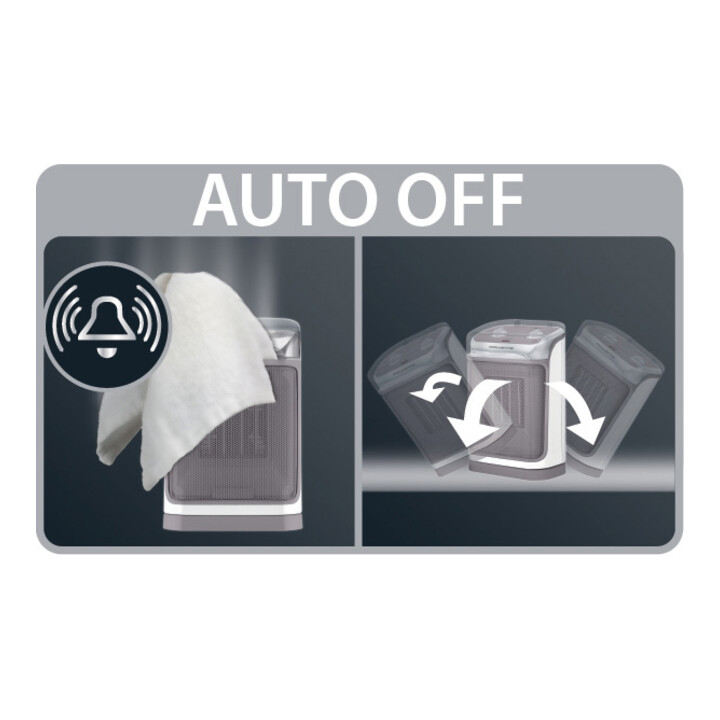 Rowenta ROW Keramik-Heizlüfter EXCEL Aqua Safe SO 9281 gr/ws