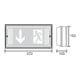 RP-Group Lampe de signalisation de secours PFW018WL 8h WL Set de pictogrammes