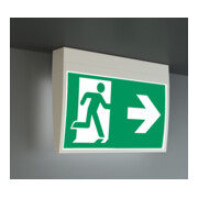 RP-Technik Lampe LED de signalisation de secours avec ensemble de pictogrammes KMU019ML-1