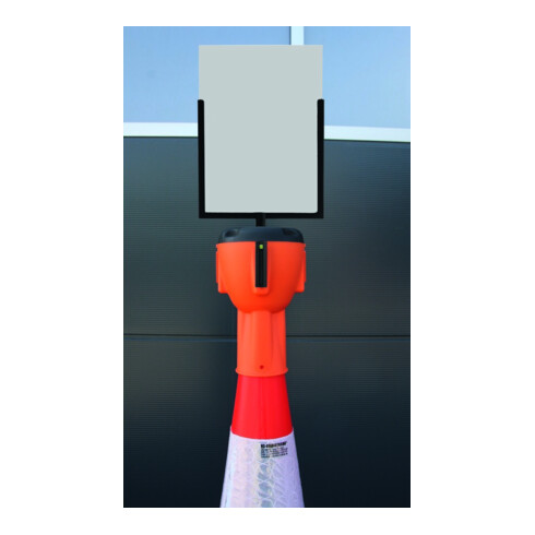 RS-GUIDESYSTEMS Panneau A4 format portrait noir, avec plexiglas pour ALCT-O