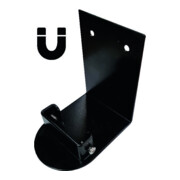 RS-GUIDESYSTEMS Support mural, métal, noir, magnétique pour ALCT-O