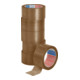 Ruban adhésif d'emballage en PVC tesapack® 4120 chamois L. 66 m l. 50 mm Rouleau-1