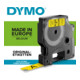 Ruban de marquage l. de bande 12 mm L. de ruban 7 m standard noir sur jaune DYMO-1