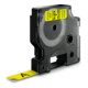 Ruban de marquage l. de bande 12 mm L. de ruban 7 m standard noir sur jaune DYMO-3