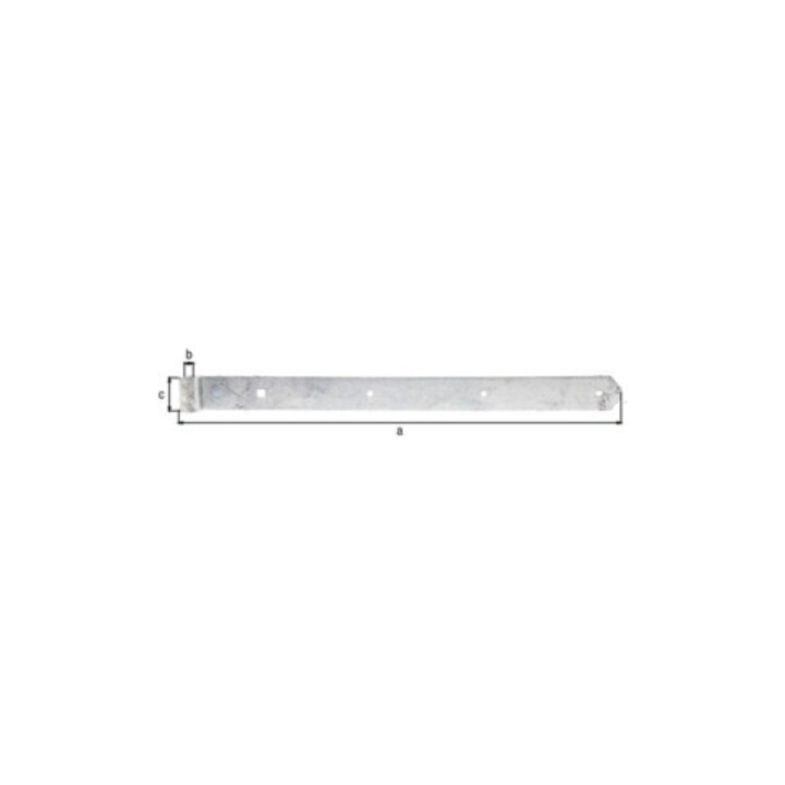 Ruban d'atelier 500xD.13x40mm acier brut feuerZN