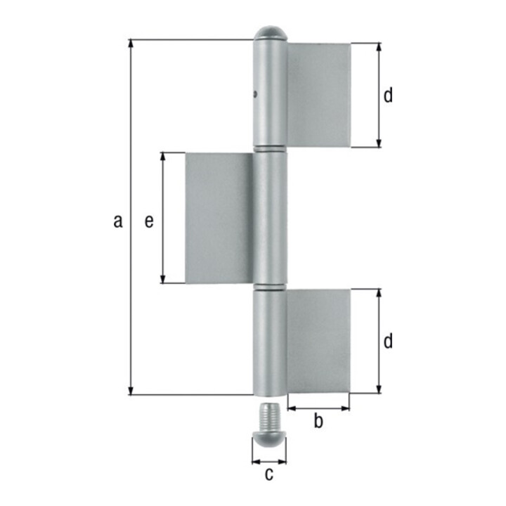 Ruban de construction 3 pièces pour le soudage de têtes rondes brutes STA 220/50/14/70mm