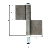 Ruban de construction type K04 2 pièces pour le soudage de têtes rondes brutes STA 140/50/14/70mm-3