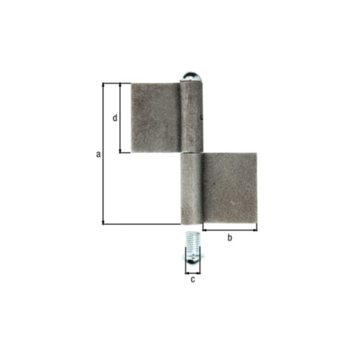 Ruban de construction type K04 2 pièces pour le soudage de têtes rondes brutes STA 140/50/14/70mm