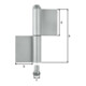 Ruban de construction type K04 2 pièces pour le soudage STA tête ronde non finie 180/50/14/90mm-3