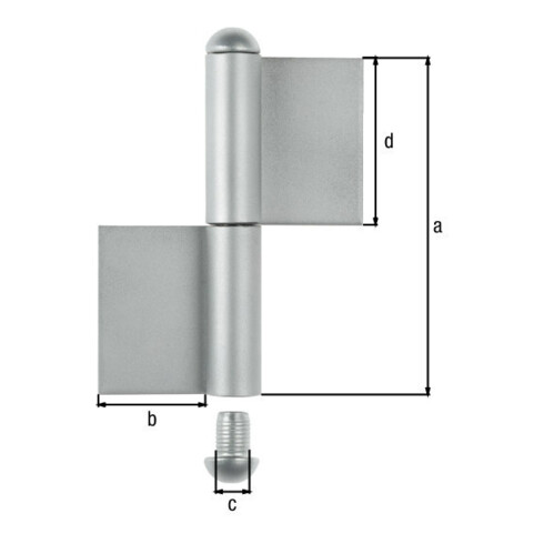 Ruban de construction type K04 2 pièces pour le soudage STA tête ronde non finie 180/50/14/90mm