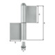 Ruban de construction type K04 2 pièces pour le soudage STA tête ronde non finie 180/50/14/90mm-4
