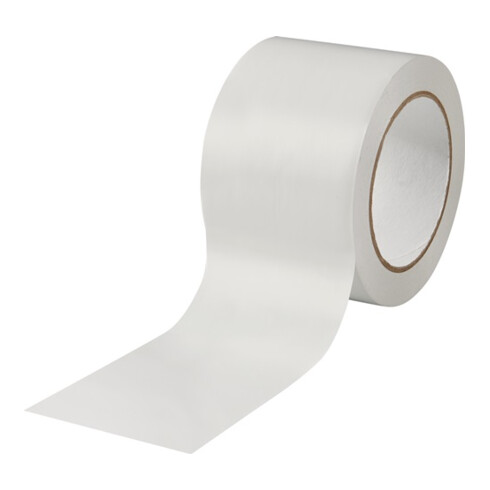 Ruban de marquage de sol Easy Tape PVC blanc L. 33 m l. 75 mm Rouleau ROCOL