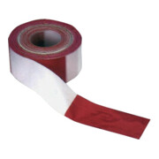 Ruban de signalisation L.100m I.80mm rouge/blanc à damier 100m/carton