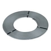 Ruban d'emballage en acier l.16 mmxS0,5 mm métrage 1600 m/100 kg acier 2 anneaux