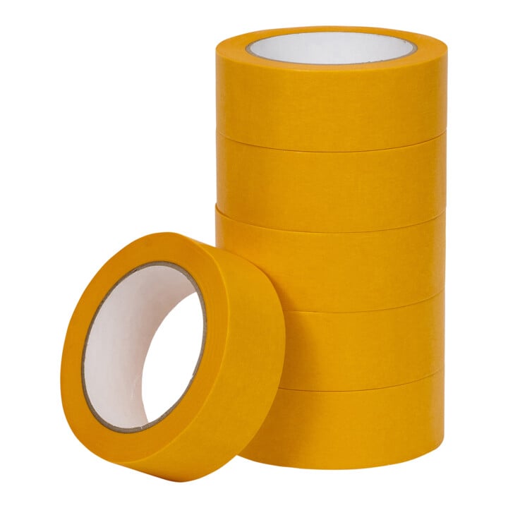 Stier Malervlies, Breite 1m x Länge 50m, Gewicht 180 g/m², grau 1VE + STIER Goldband, Länge 50m Breite 38mm