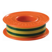 Ruban isolant électrique vert/jaune L. 10,0 m l. 15 mm Rouleau-1