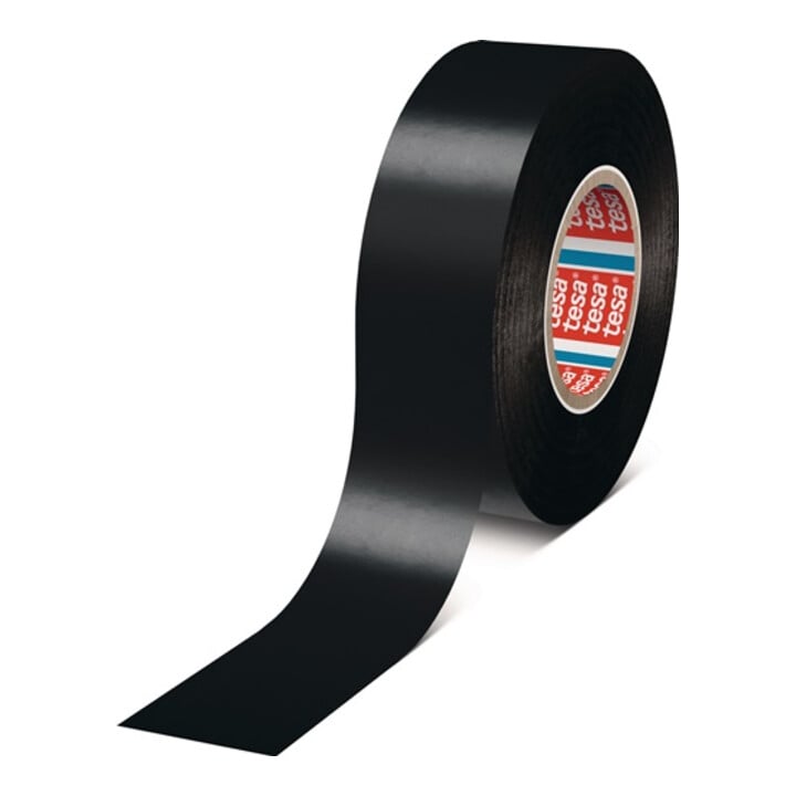Ruban isolant tesaflex® 4163 noir L. 33 m l. 30 mm Rouleau