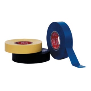 Ruban isolant tesaflex® 4163 noir L. 33 m l. 19 mm Rouleau