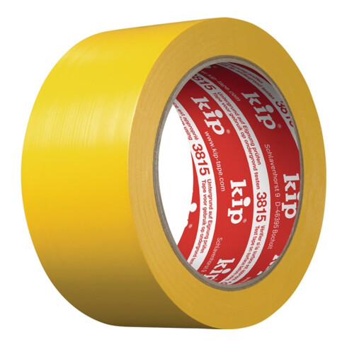 Ruban protecteur en PVC 3815 jaune L. 33 m l. 50 mm Rouleau KIP