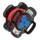 Rubberen kabelhaspel X-Gum IP44 10m AT-N05V3V3-F 3G1.5-1
