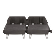 RUBBERMAID Chariot avec 4 roulettes collecteur de recyclage 60 l noir