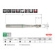RUKO 7-teiliger Maschinengewindebohrer-Satz HSS Form C 35°