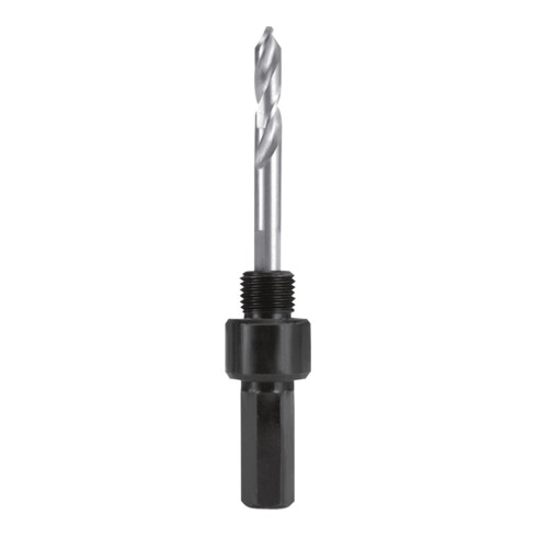 RUKO Aufnahmehalter inklusive Führungsbohrer HSS Co 5 für HSS Co 8 Bimetall-Lochsägen Typ A1, für Lochsägen: Ø 14 - 30 mm