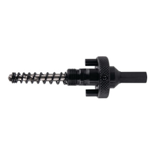 RUKO Aufnahmehalter inklusive Führungsbohrer HSS Co 5 für HSS Co 8 Bimetall-Lochsägen Typ A6, für Lochsägen: Ø 32 - 210 mm