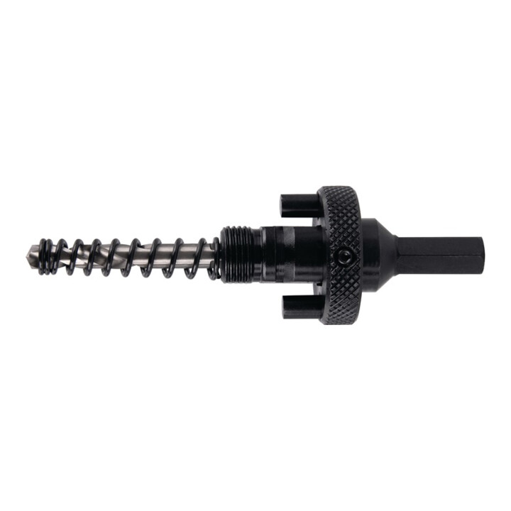 RUKO Aufnahmehalter inklusive Führungsbohrer HSS Co 5 für HSS Co 8 Bimetall-Lochsägen Typ A6, für Lochsägen: Ø 32 - 210 mm