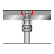 Vis de soupape de vidange d'huile Ruko-4