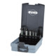 RUKO Conische en ontbramingsverzinkboorset ULTIMATECUT DIN 335 Form C 90 graden HSS Co 5 RUnaTEC in ABS kunststof koffer 6,3 - 25 mm-1