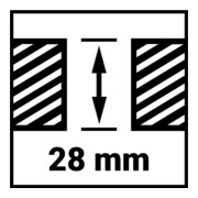 Ruko Foret guide pour trépans carbure universel MBL-5