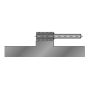 RUKO Frässtift Form A ZYA D 10mm Kopflänge 20mm Schaftdurchmesser 6mm HM TiCN Verz.KVZ 4-4