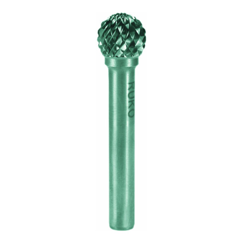 RUKO Frässtift Form D KUD D 6mm Kopflänge 5mm Schaftdurchmesser 6mm HM Verz.KVZ 4