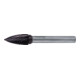 RUKO Frässtift Form G SPG D.6mm Kopf-L.18mm Schaft-D.6mm HM TiCN Verz.KVZ 4