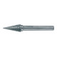 RUKO Frässtift Form M SKM D 12mm Kopflänge 25mm Schaftdurchmesser 6mm HM Verz.KVZ 4