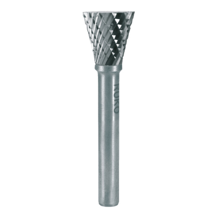 Ruko Frässtift Hartmetall Ø 10 mm, Kopflänge 10 mm