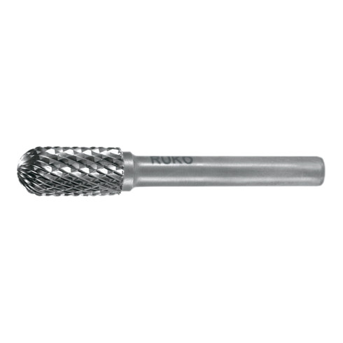 Ruko Fraises limes carbure, denture croisée Forme C cylindrique, bout rond Ø 12,0 mm