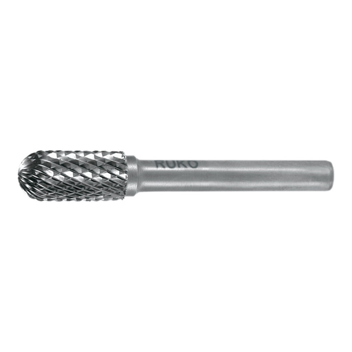 Ruko Fraises limes carbure, denture croisée Forme C cylindrique, bout rond Ø 12,0 mm