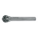 Ruko Fraises limes carbure, denture croisée Forme D sphérique Ø 12,0 mm-4