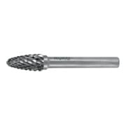 Ruko Fraises limes carbure, denture croisée Forme F ogive bout rond Ø 6,0 mm-3