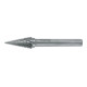 Ruko Fraises limes carbure, denture croisée forme M conique, bout pointu Ø 8,0 mm-3