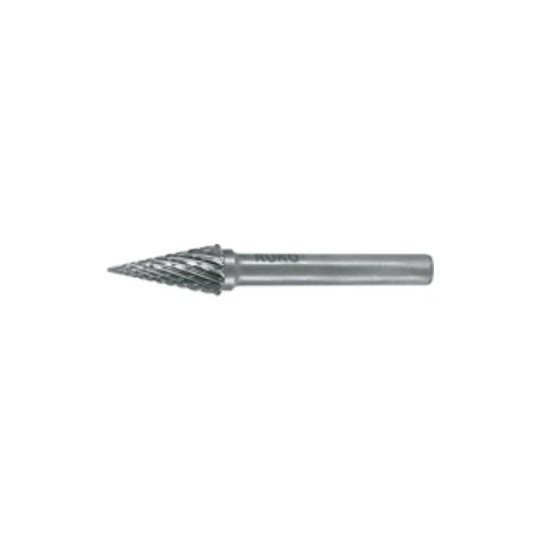 Ruko Fraises limes carbure, denture croisée forme M conique, bout pointu Ø 8,0 mm