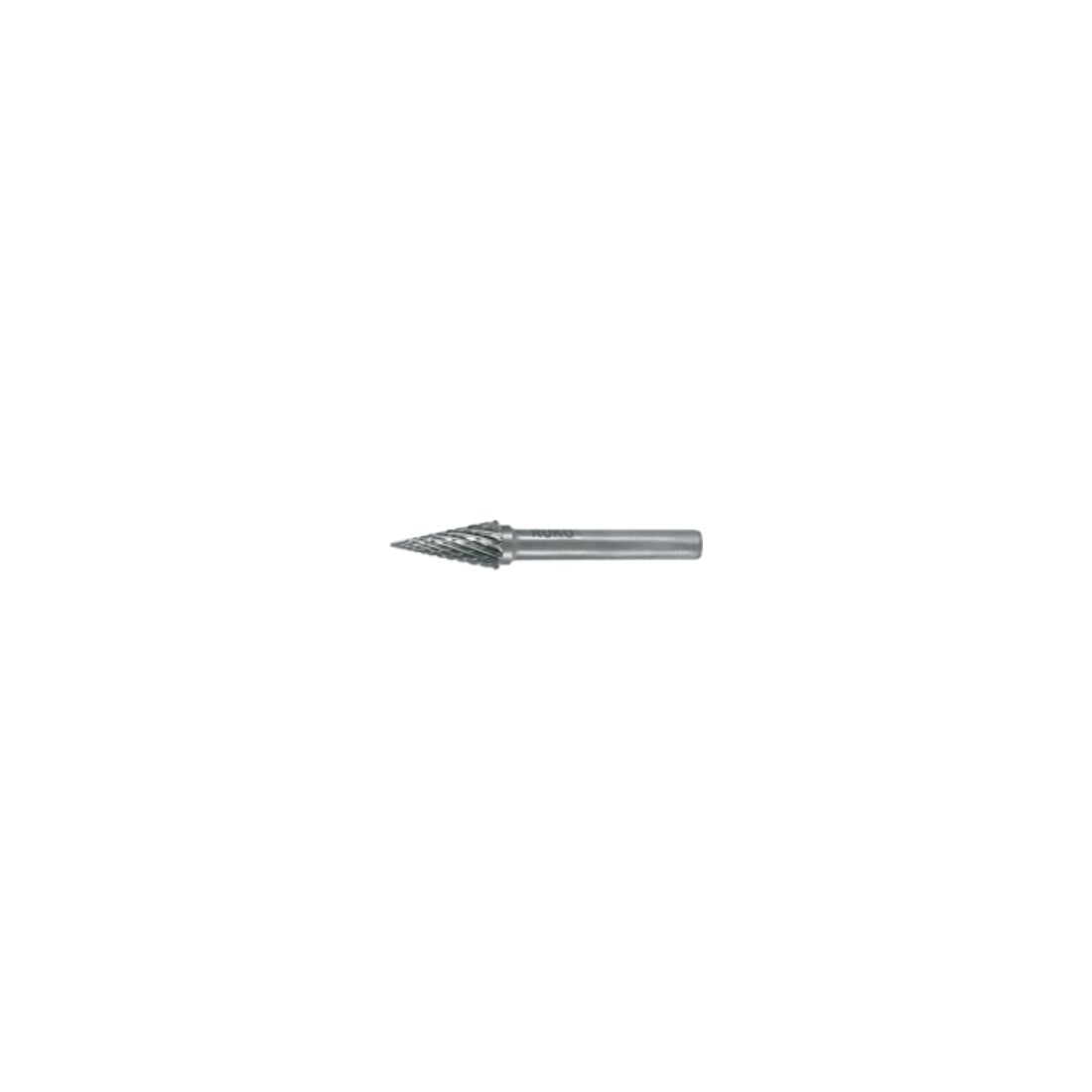 Ruko Fraises limes carbure, denture croisée forme M conique, bout pointu Ø 10,0 mm