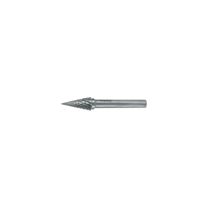 Ruko Fraises limes carbure, denture croisée forme M conique, bout pointu Ø 6,0 mm